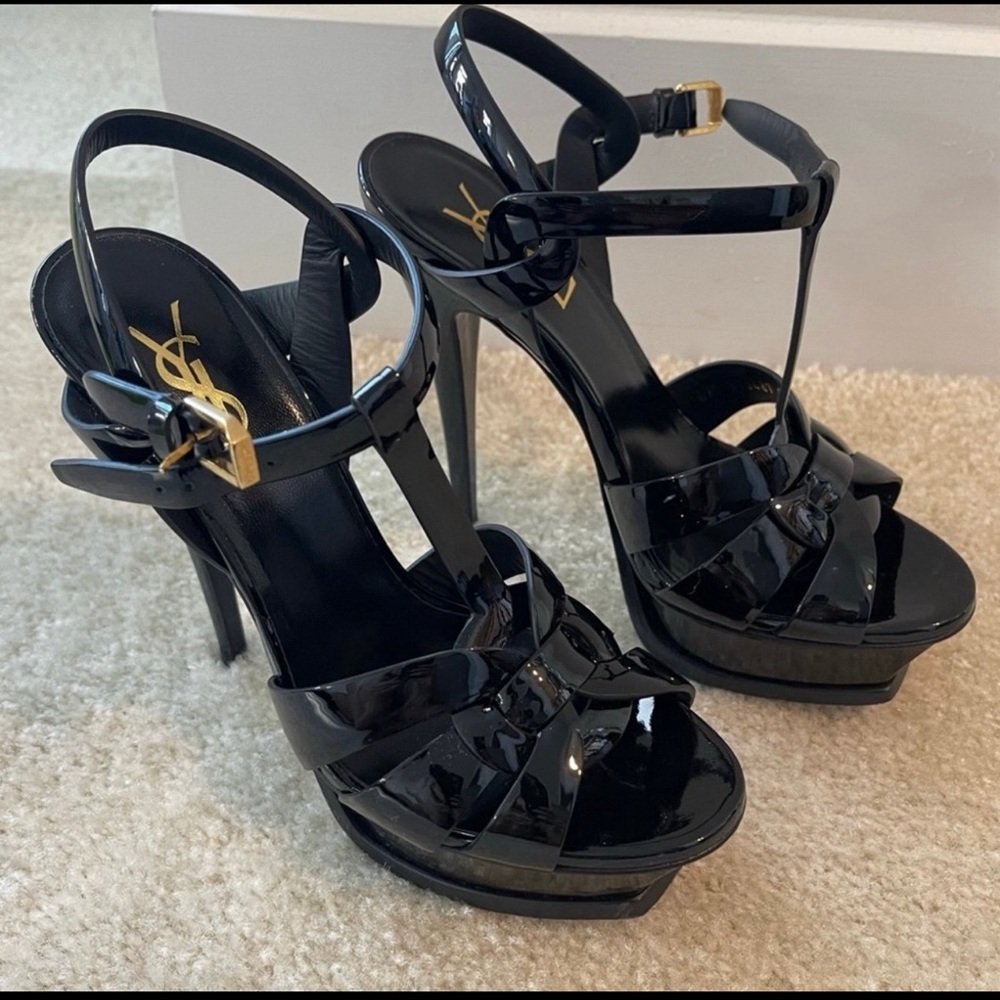 YSL tribute high heels. Used once in great condition!